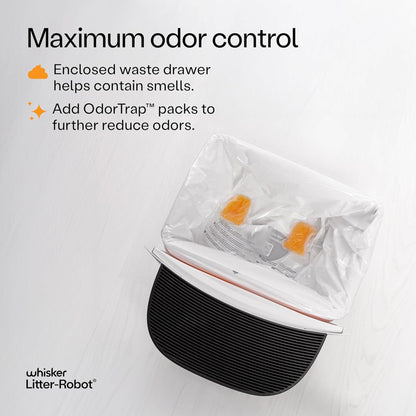 Litter-Robot Evo by Whisker, Black - Automatic Self-Cleaning Cat Litter Box