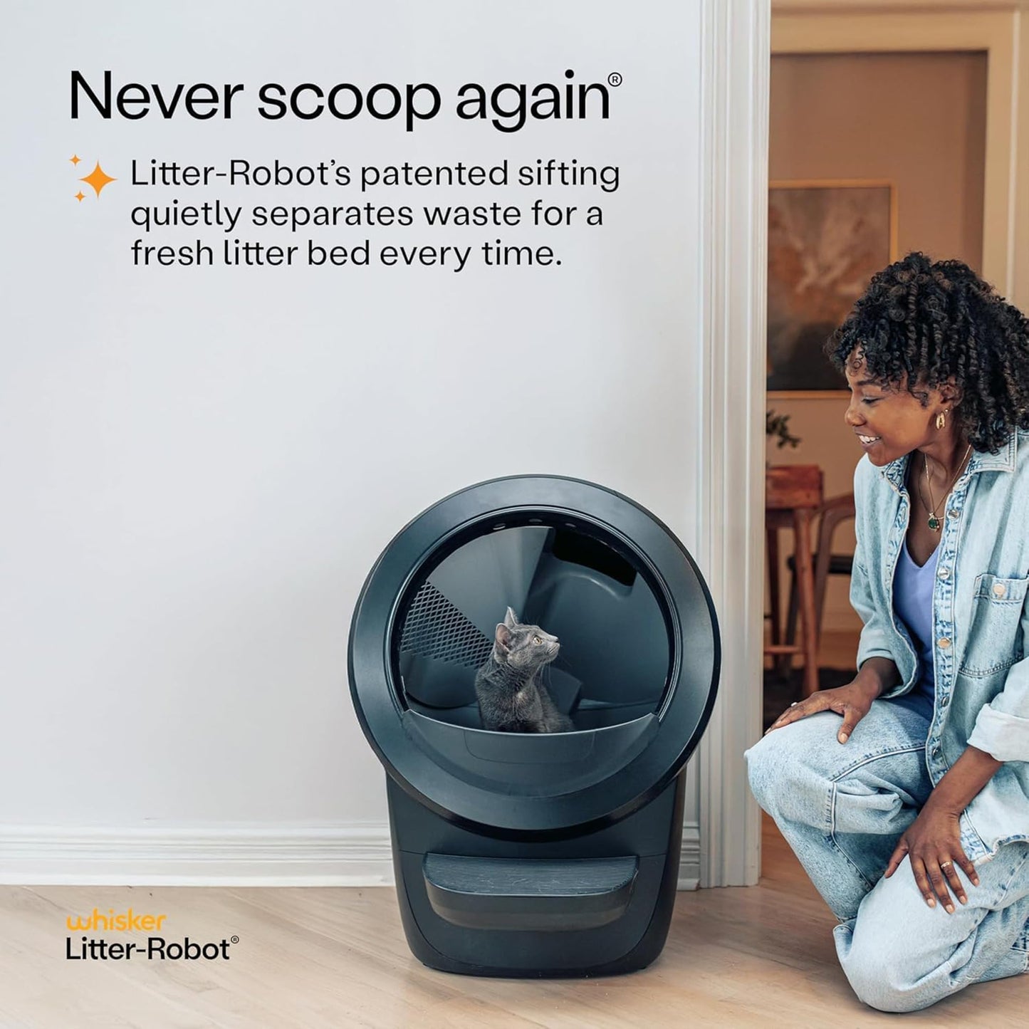 Litter-Robot 4 Supply & Accessory Bundle by Whisker, Black - Automatic
