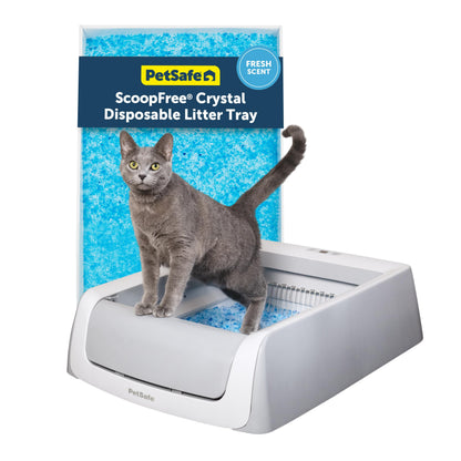 PetSafe ScoopFree Crystal Pro Legacy Self-Cleaning Litter Box, Uncovered